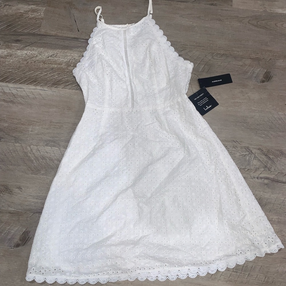 NWT White Lulu Dress